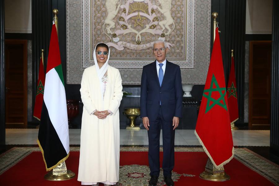 الطالبي العلمي يتباحث مع وزيرة دولة إماراتية