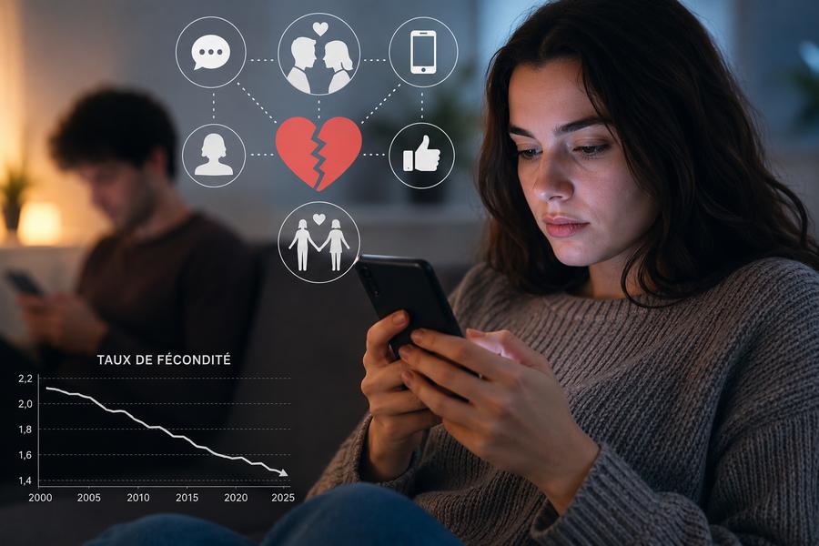 Smartphone et natalité : une étude américaine relance le débat sur les effets sociaux du numérique