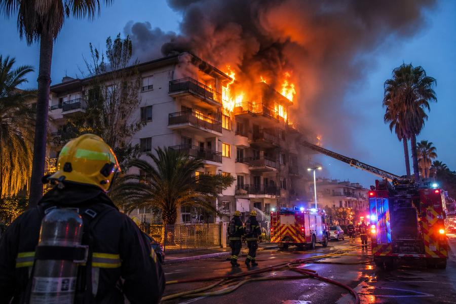 Incendie meurtrier à Majorque : deux morts et plusieurs blessés dans un immeuble résidentiel