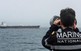 La marine française intercepte un pétrolier russe en Atlantique dans le cadre du contrôle des sanctions internationales