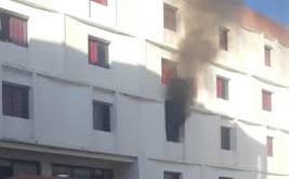حريق بالحي الجامعي يرسل 4 طلبة إلى مستعجلات تازة