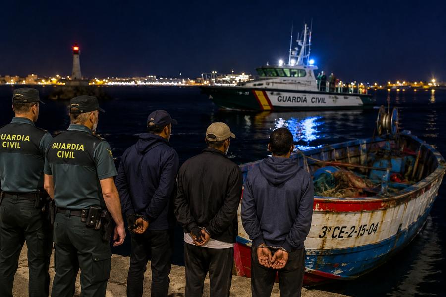 Sebta : des pêcheurs marocains arrêtés dans une tentative de trafic de migrants par voie maritime