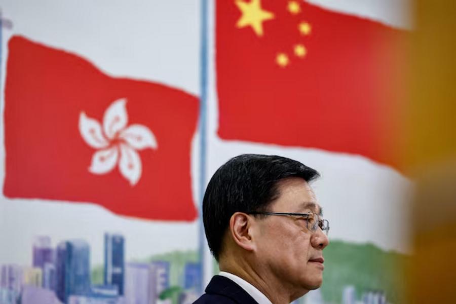 Hong Kong leader keeps future plans open as focus remains on governance