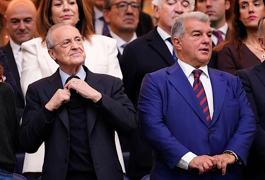 برشلونة يقاضي فلورنتينو بيريز بتهمة التشهير
