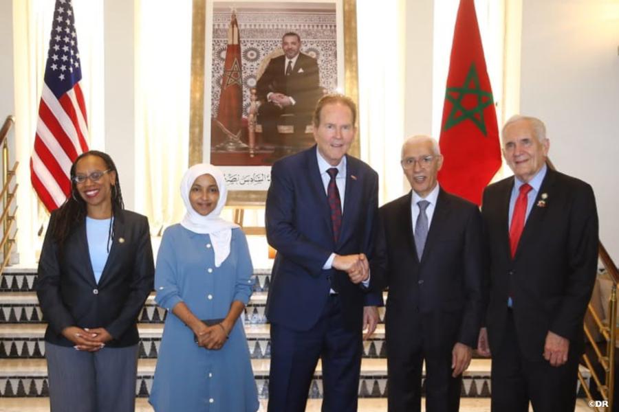 الطالبي العلمي يتباحث مع أعضاء في الكونغرس الأمريكي