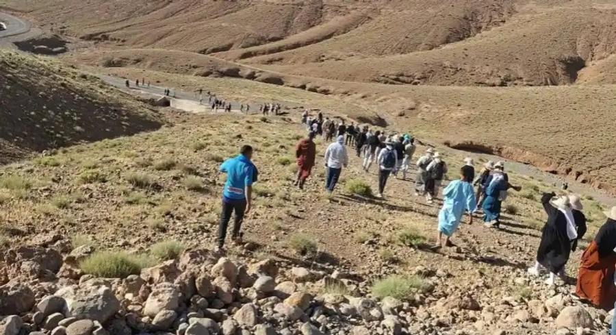 مسيرة احتجاجية على الأقدام صوب عمالة تنغير