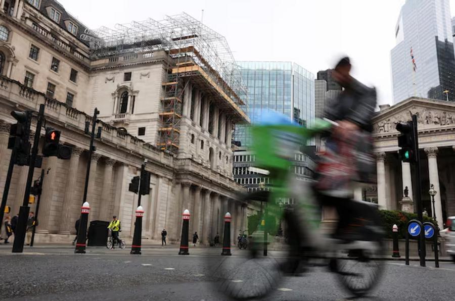 Las empresas del Reino Unido prevén un aumento más lento de los precios, según una encuesta del Banco de Inglaterra
