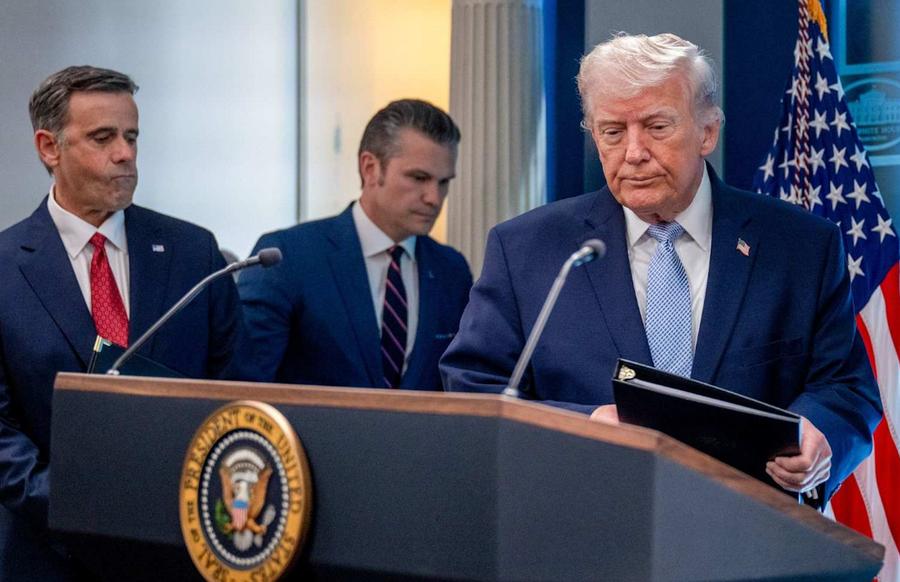 Trump vows US will prevail over Iran amid tensions