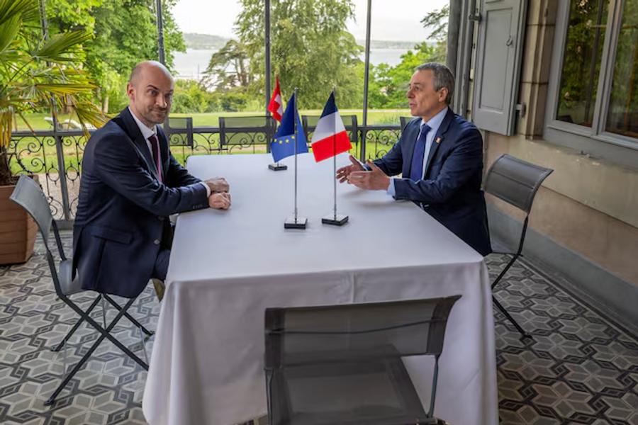 Suiza y Francia refuerzan su cooperación en seguridad antes de la cumbre del G7