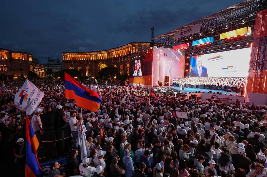 Arrests of opposition candidates raise tensions ahead of Armenia's parliamentary vote