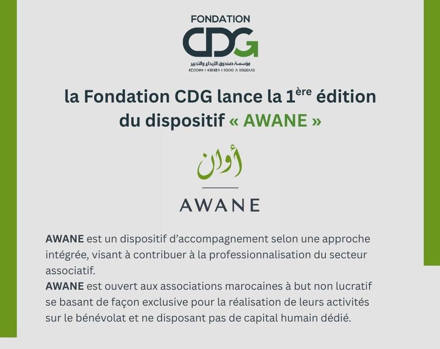 « AWANE » : la Fondation CDG donne un coup d’accélérateur au tiers ...