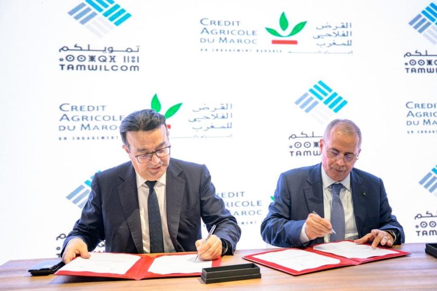 TAMWILCOM et Crédit Agricole du Maroc s’unissent pour soutenir l’innovation dans la Fintech et l’Agritech