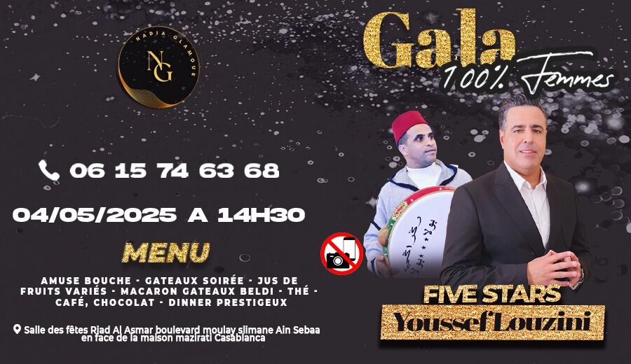 Gala 100% Femmes avec "Five Stars"