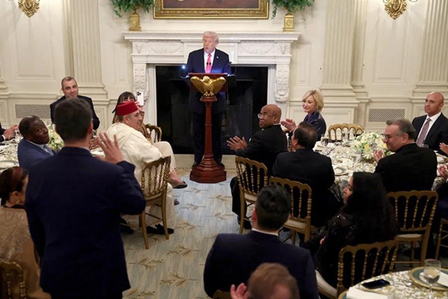 Trump organise un ftour à la Maison Blanche en pleine tension au Moyen-Orient