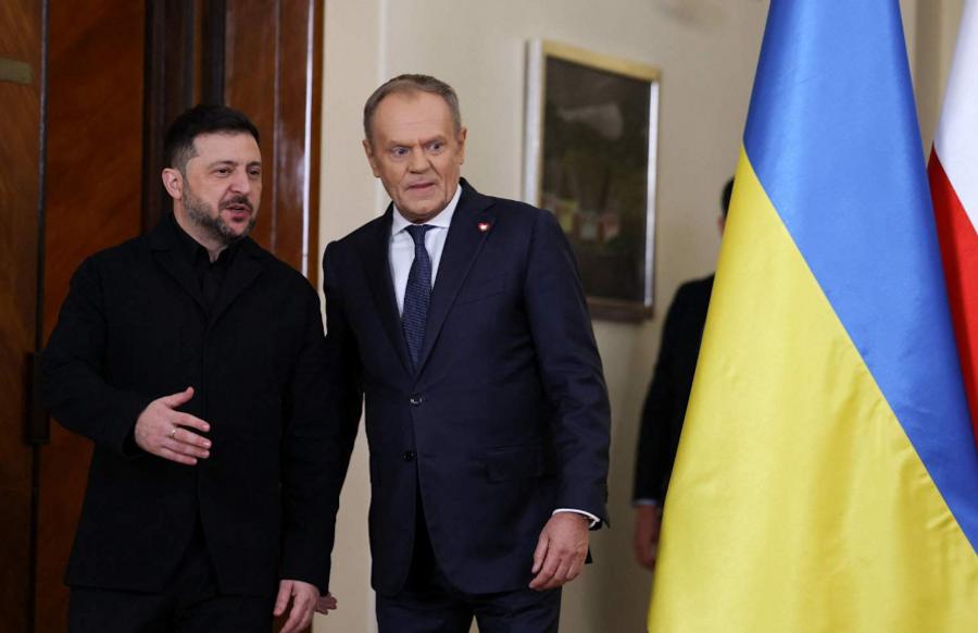 Poland’s prime minister says Ukraine peace deal could be weeks away