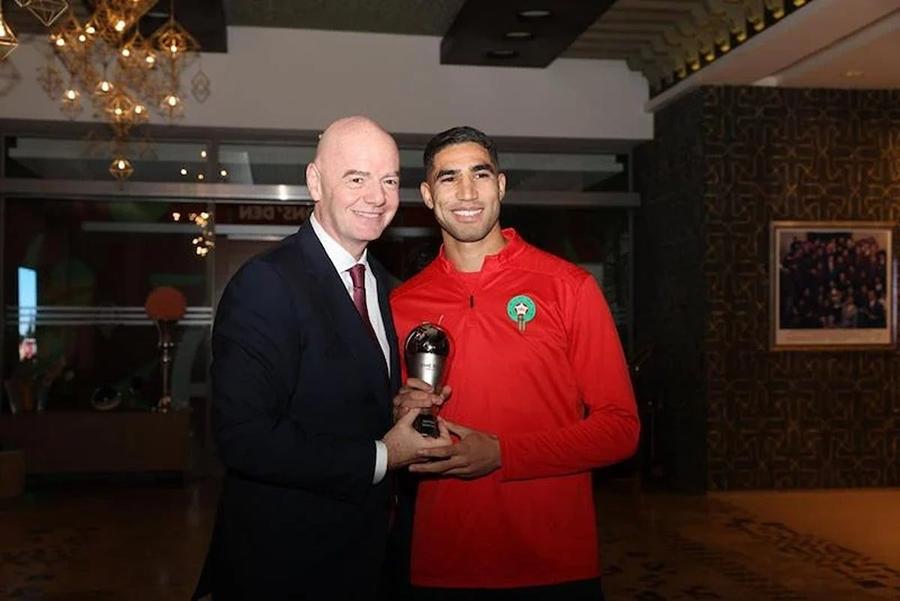Achraf Hakimi sacré « The Best » et intégré au onze mondial de l’année