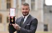 David Beckham officiellement fait chevalier par le roi Charles III