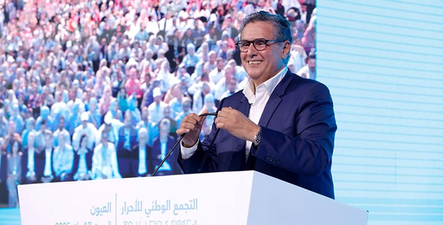 Aziz Akhannouch à Laâyoune : le RNI sur la bonne voie pour concrétiser les projets de développement