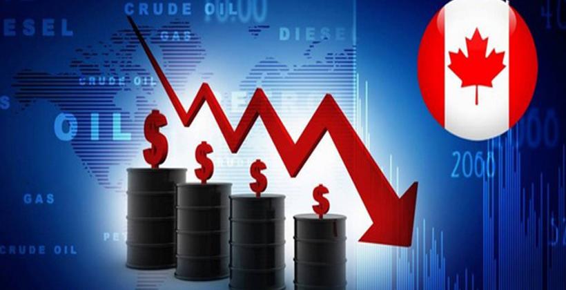 انخفاض سعر برميل النفط الكندي إلى أقل من 0 دولار