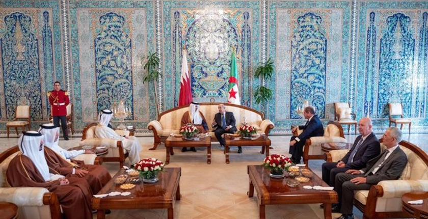 أمير دولة قطر في زيارة رسمية للجزائر