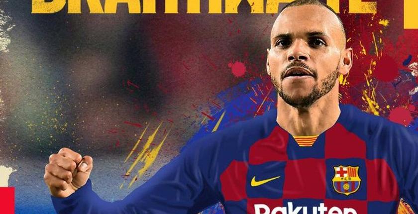 مهاجم برشلونة الجديد يرتدي قميص ميسي
