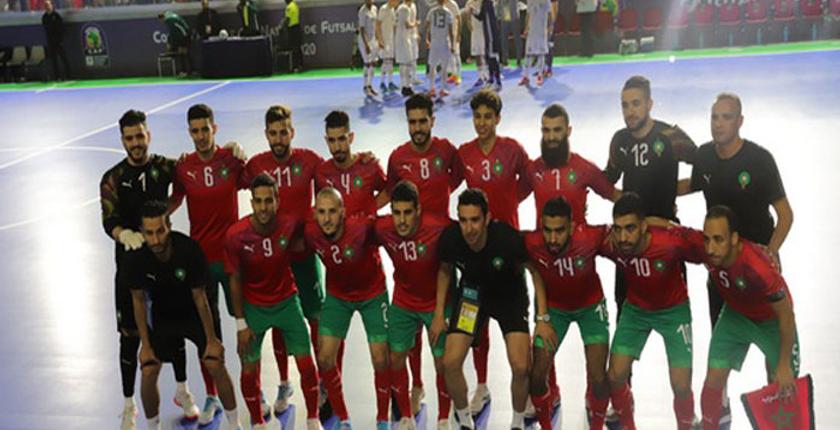 العيون.. "أسود الفوتصال" يبحثون اليوم عن اللقب الثاني ضد الفراعنة