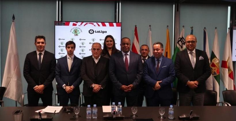 توقيع مذكرة تفاهم بين العصبة الاحترافية والليغا الاسبانية