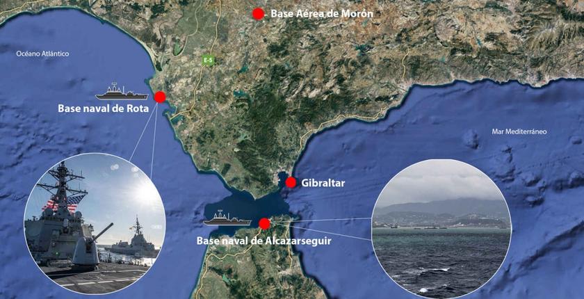 أمريكا تكشف حقيقة اعتزامها نقل قاعدتها البحرية من إسبانيا إلى المغرب