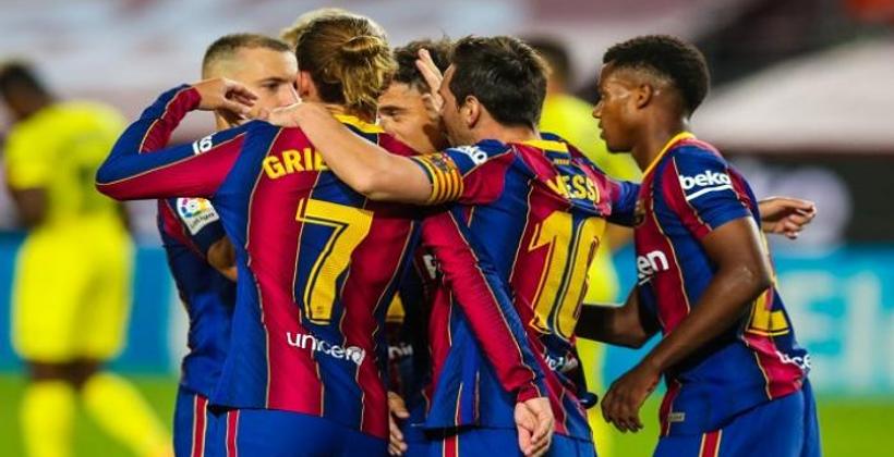 برشلونة يكتسح فياريال برباعية في الليغا