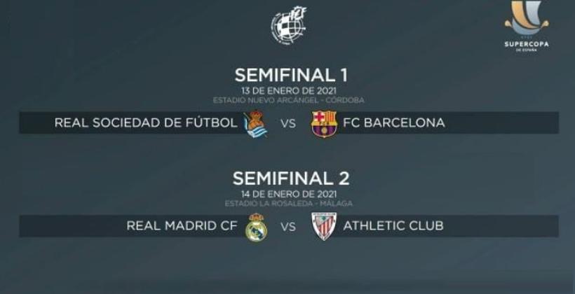 هل سنتوقع كلاسيكو محتمل في النهائي..؟ مواجهة قوية لـ "برشلونة" ومتوازنة لـ "ريال مدريد" في كأس السوبر الإسباني 2021