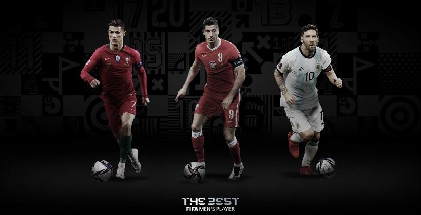 ميسي ورونالدو وليفاندوفسكي بالقائمة النهائية لجائزة أفضل لاعب فى العالم
