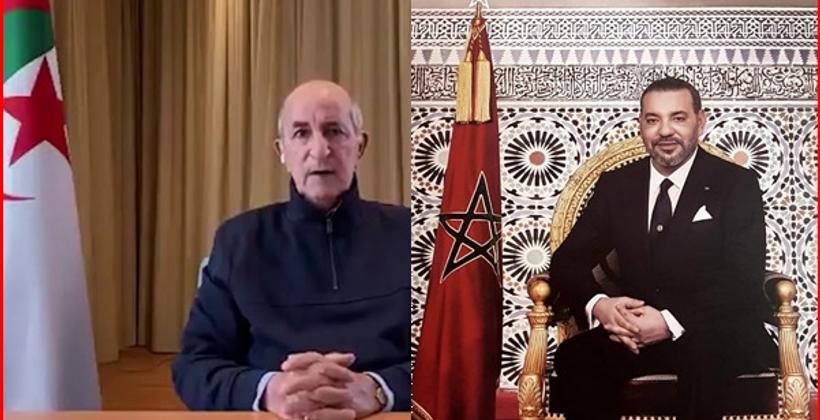 تفاصيل برقية من جلالة الملك إلى الرئيس الجزائري