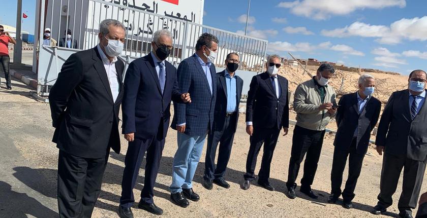 تفاصيل زيارة أمناء الأحزاب السياسية إلى معبر الكركرات بالصحراء المغربية