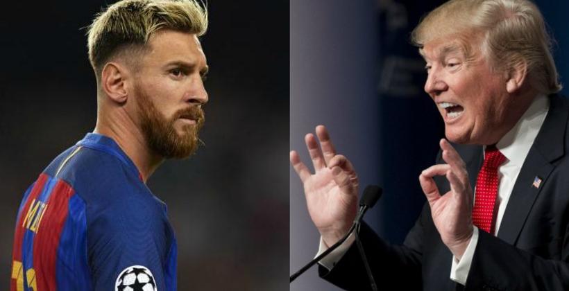 حساب "البارصا" على تويتر يسخر من ترامب بـ "تغريدة" عن ميسي