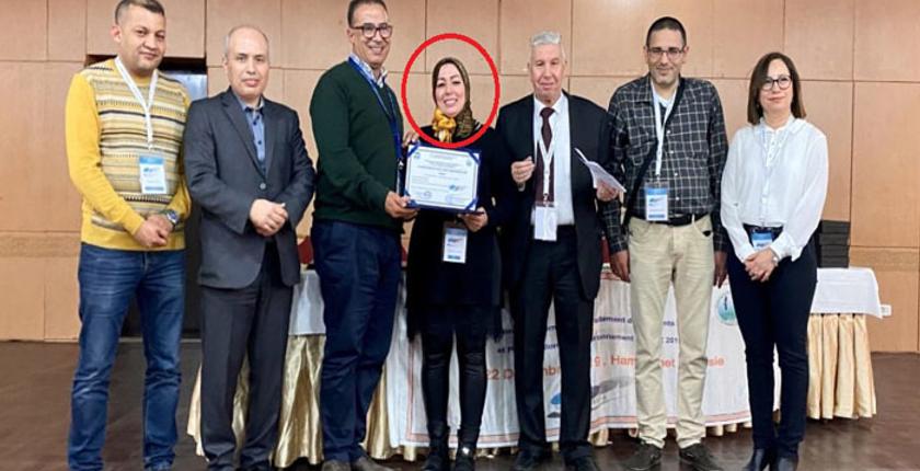 باحثة مغربية تفوز بالجائزة الكبرى في المؤتمر الدولي لمعالجة النفايات