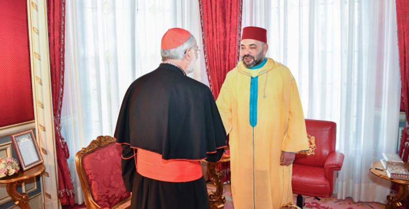 جلالة الملك محمد السادس يستقبل الكاردينال كريستوبال لوبيز روميرو أسقف الرباط