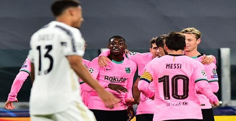برشلونة ينتزع فوزا ثمينا من يوفنتوس بدوري أبطال أوروبا