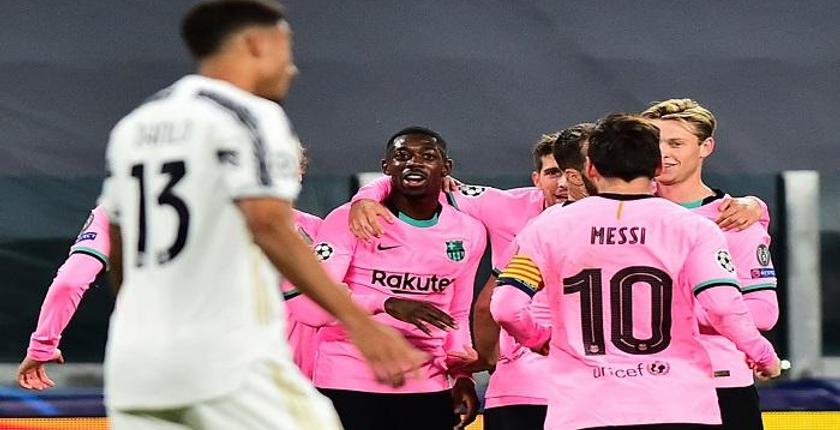 برشلونة ينتزع فوزا ثمينا من يوفنتوس بدوري أبطال أوروبا
