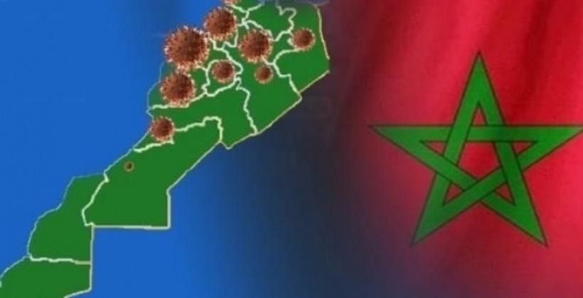 التوزيع الجغرافي للحالات الجديدة المصابة بفيروس "كورونا" بالمغرب