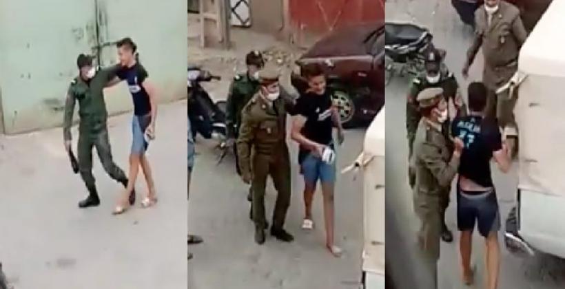 توقيف "مخازنية" عنفا قاصرا أثناء تطبيق الطوارئ الصحية
