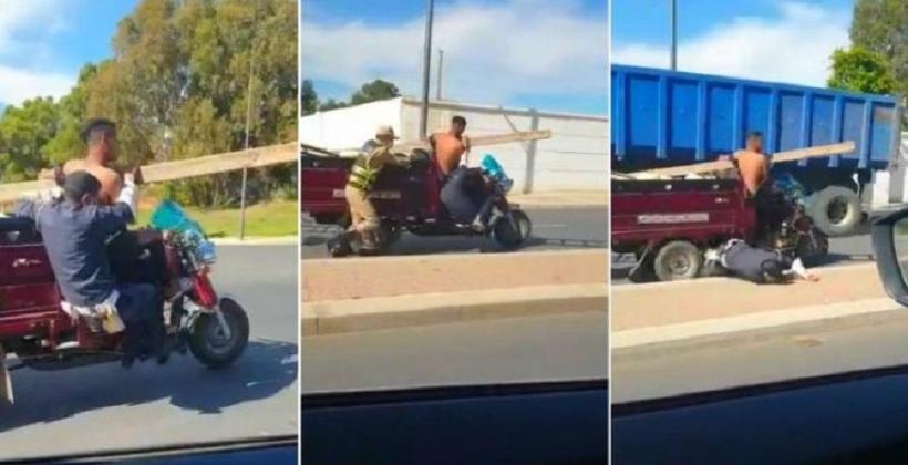 بالتفاصيل.. سقوط سائق التريبورتور ومرافقيه المتهمين بـ"سَحل" شرطي بمدينة سلا