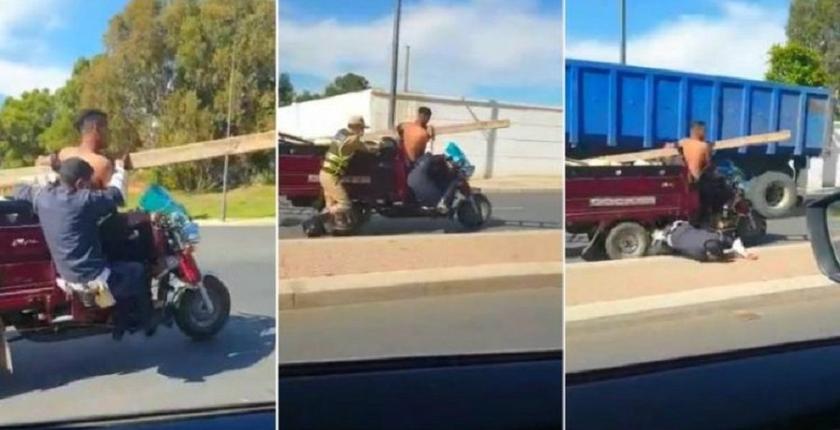 بالتفاصيل.. سقوط سائق التريبورتور ومرافقيه المتهمين بـ"سَحل" شرطي بمدينة سلا