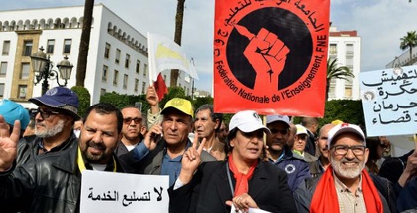 نقابة تعليمية تدخل على خط اعتقال أساتذة "الكونطرا" وتصعد احتجاجاتها
