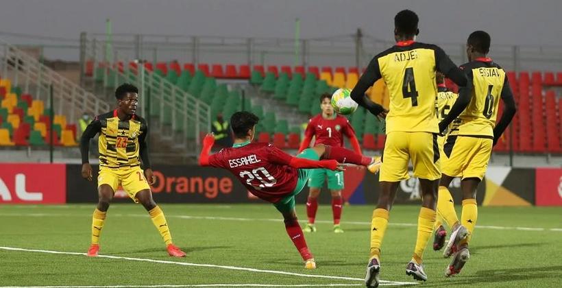 "كان" الشبان.. المنتخب المغربي يتعادل مع نظيره الغاني