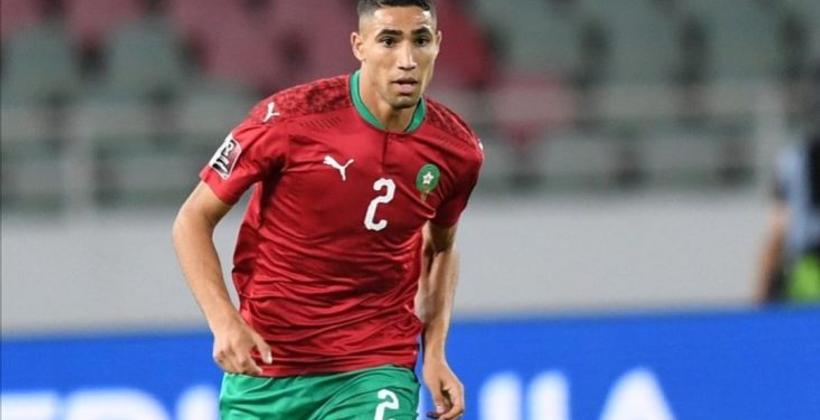 "حكيمي" ضمن التشكيلة المثالية لمنتخب نجوم أفريقيا لعام 2021