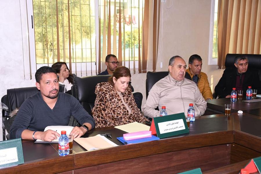 رئيس المجلس الإقليمي لسيدي سليمان يتباحث سبل النهوض بمدينة سيدي يحيى الغرب