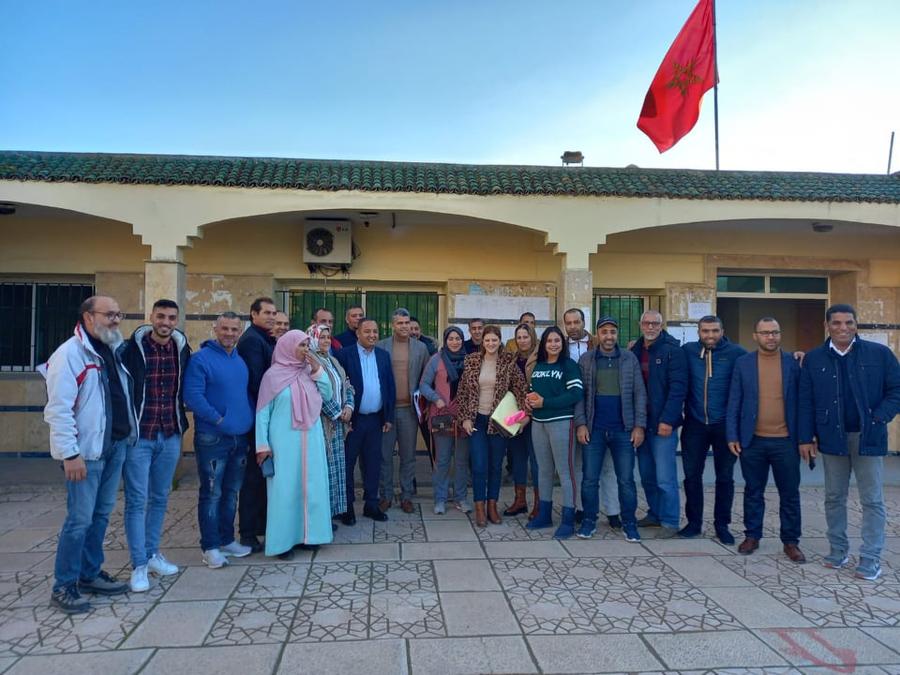 رئيس المجلس الإقليمي لسيدي سليمان يتباحث سبل النهوض بمدينة سيدي يحيى الغرب