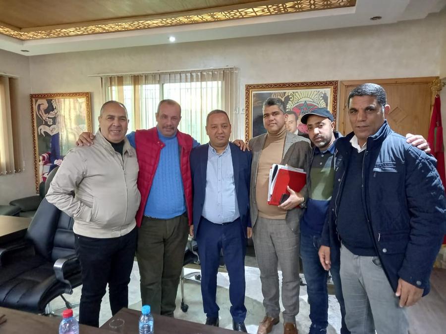 رئيس المجلس الإقليمي لسيدي سليمان يتباحث سبل النهوض بمدينة سيدي يحيى الغرب