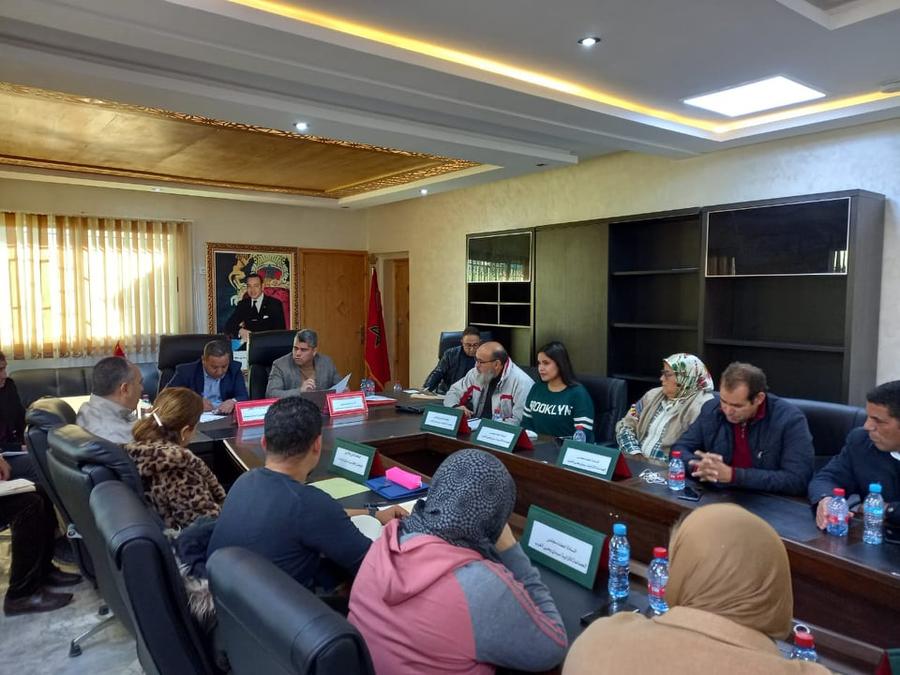 رئيس المجلس الإقليمي لسيدي سليمان يتباحث سبل النهوض بمدينة سيدي يحيى الغرب