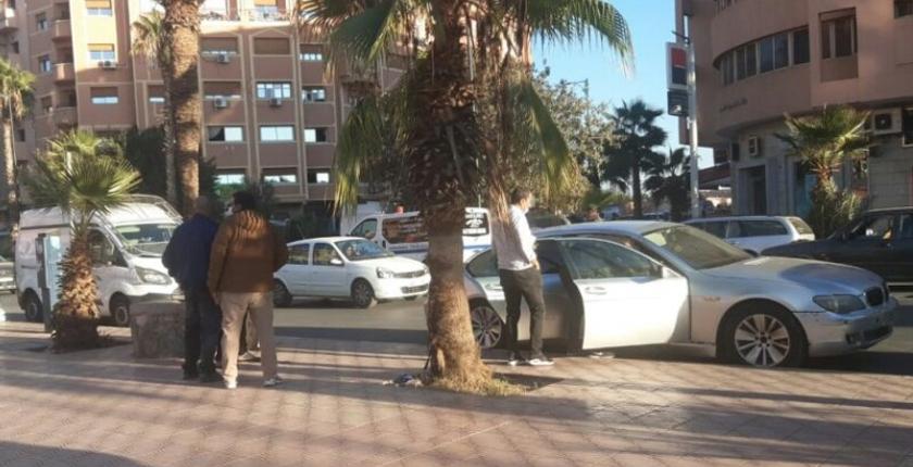 سيارة مشبوهة تثير الرعب وتستنفر الأمن بمراكش